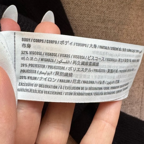 ABERCROMBIE AND FITCH Soft AF Long Sleeve Zip Front Ribbed Dress Size XS VGUC - Picture 5 of 5